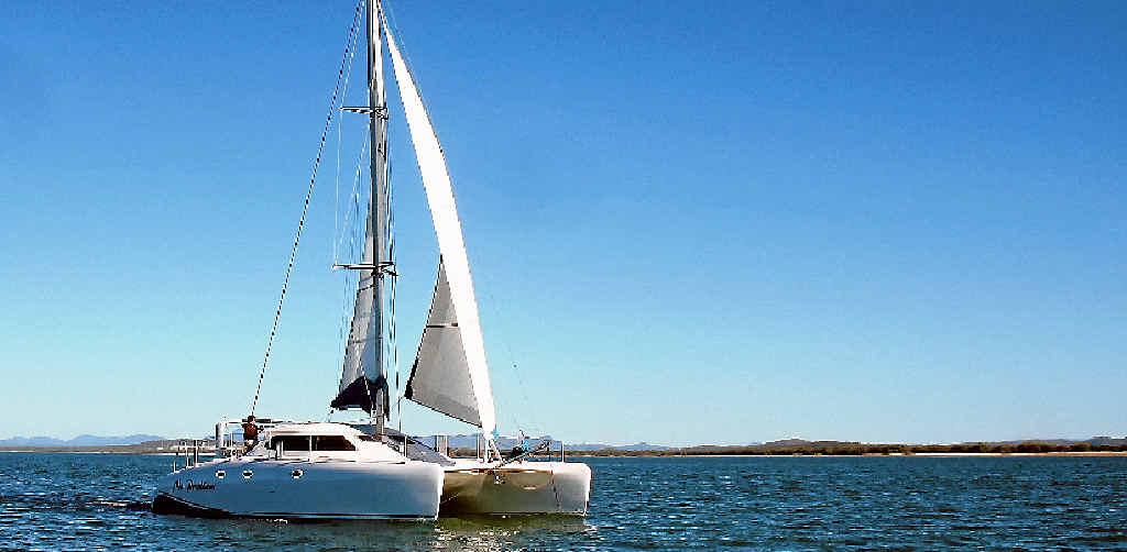 LOOKING GOOD: Gladstone multihull No Problem. The crew will be hoping to win back-to-back Performance Handicap titles in this year’s Brisbane to Gladstone Multihull yacht race. LOOKING GOOD: Gladstone multihull No Problem. The crew will be hoping to win back-to-back Performance Handicap titles in this year’s Brisbane to Gladstone Multihull yacht race.